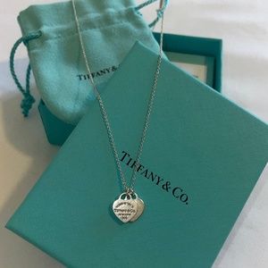 Tiffany & Co. Double Heart Tag Pendant